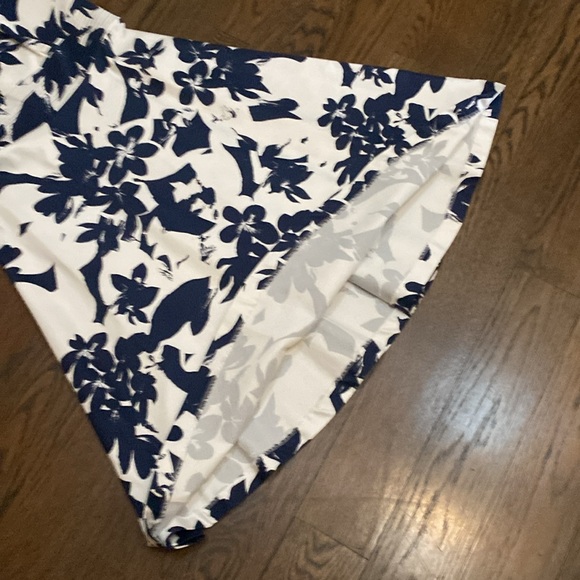 Donna Ricco navy and White Midi - Picture 4 of 13